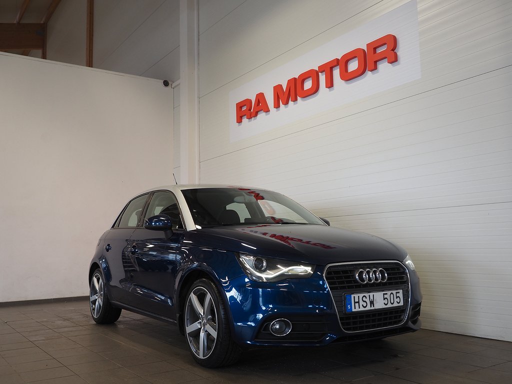 Audi A1 Sportback 1.2 TFSI 86hk | Teknikpaket | Motorvärmare 2013