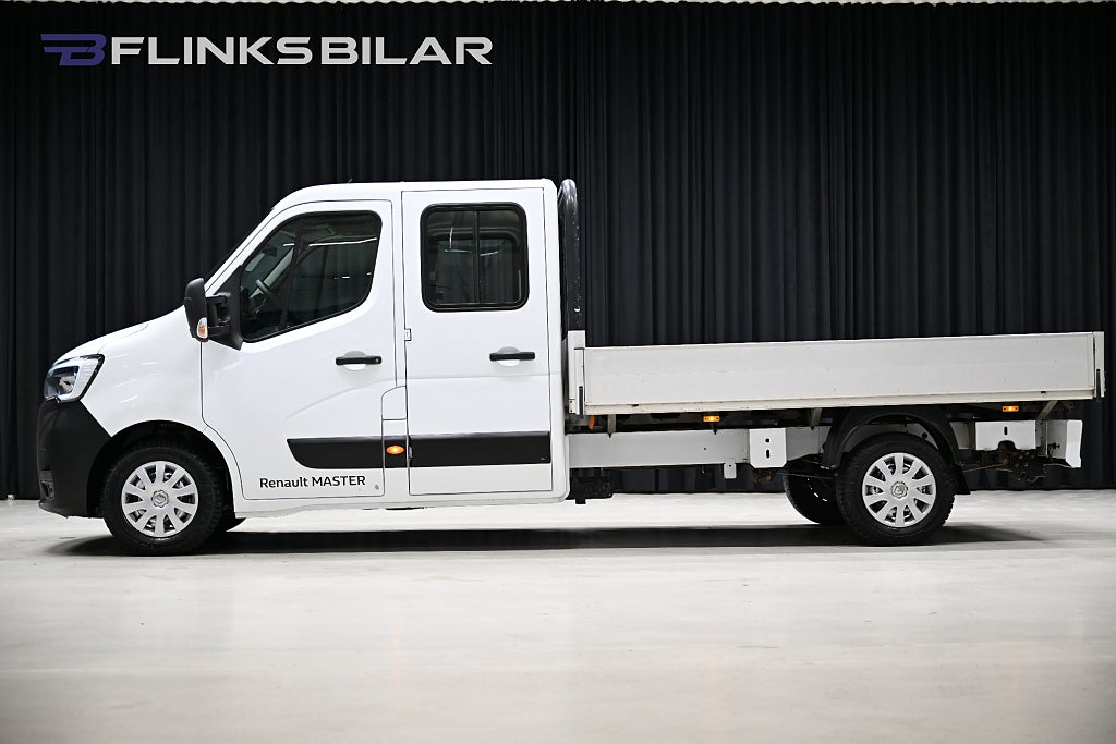 Renault master dCi 150HK Dubbelhytt|Flak|6-Sits|Drag|