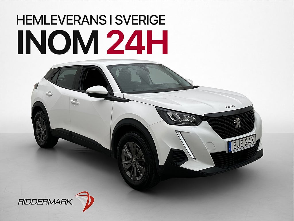 Peugeot 2008 1.2 PureTech 131hk CarPlay Farthållare Dragkrok