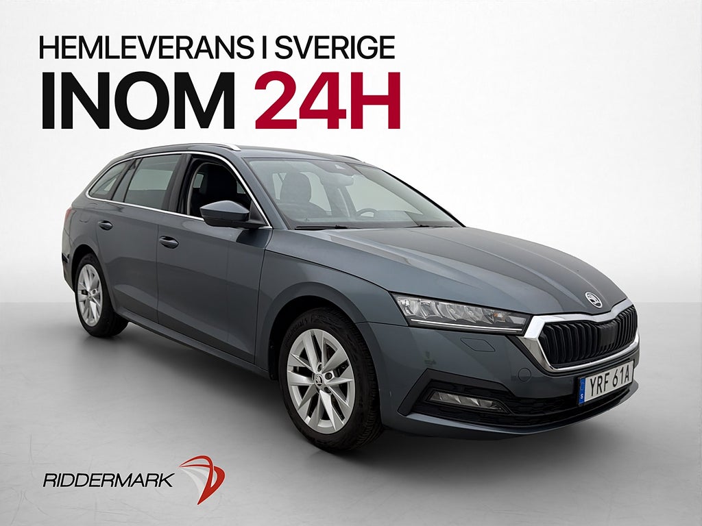 Skoda Octavia 1.0 TSI 110hk Cockpit Kamera Rattvärme Drag