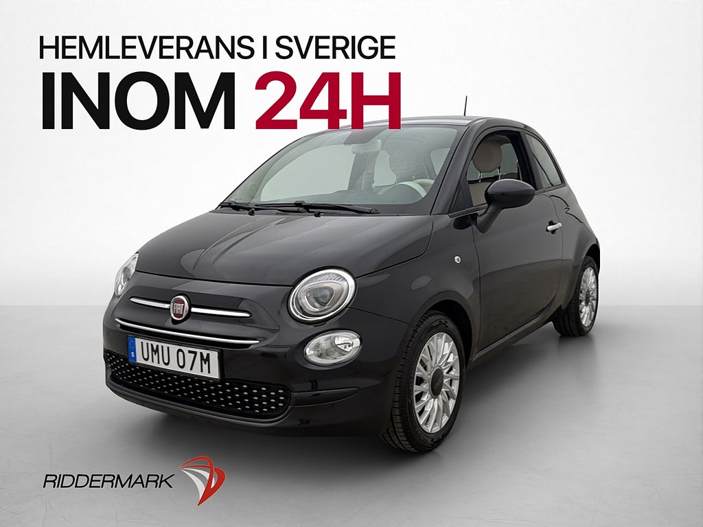 Fiat 500 500 Hybrid Lounge Sensorer Farthållare Bluetooth