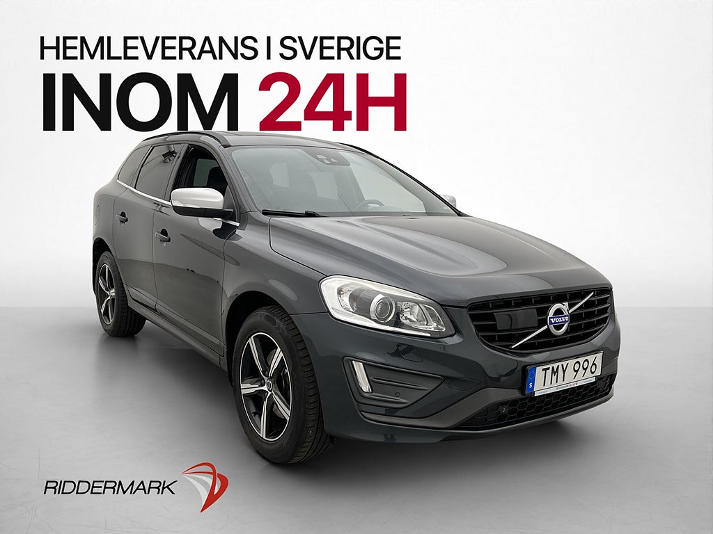 Volvo XC60 D4 AWD Classic R-Design Pano Kamera Värmare Drag