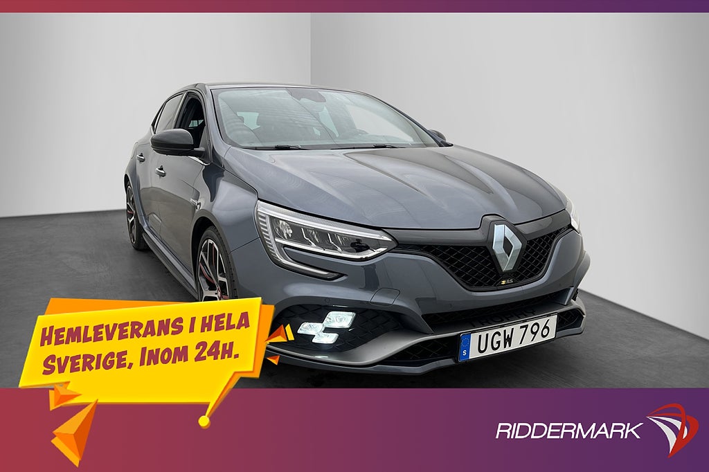 Renault Mégane RS 300hk Trophy Recaro HUD Cockpit Kamera