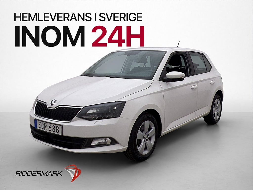 Skoda Fabia Style 1.2 TSI 90hk P-sensor Carplay 0,47l/mil