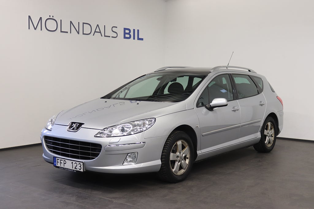 Peugeot 407 SW 1.6 HDi Panorama D-Värmare Nybesikt 9400 mil
