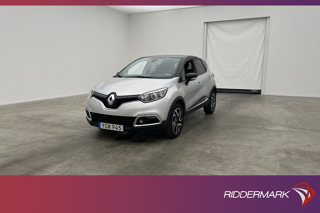 Renault Captur 0.9 TCe 90hk Sensorer Farthållare Låg-skatt