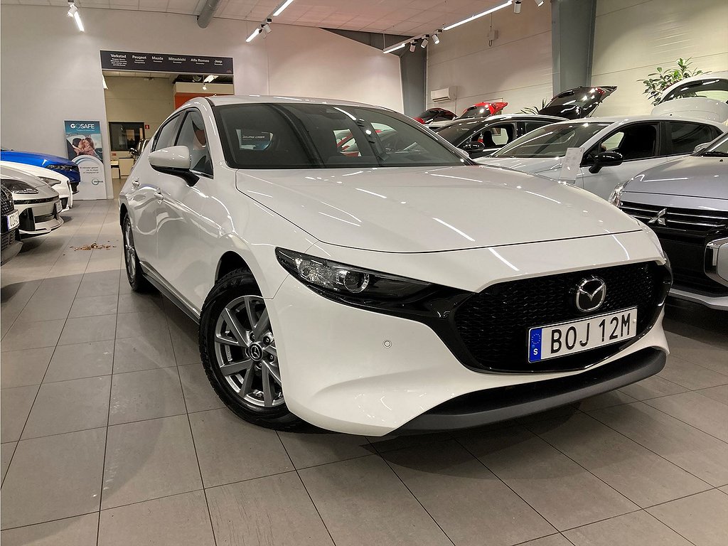 Mazda 3 Sky 2.0 SKYACTIV-G M Hybrid 150hk Aut - B-KAMERA, RATTVÄRME