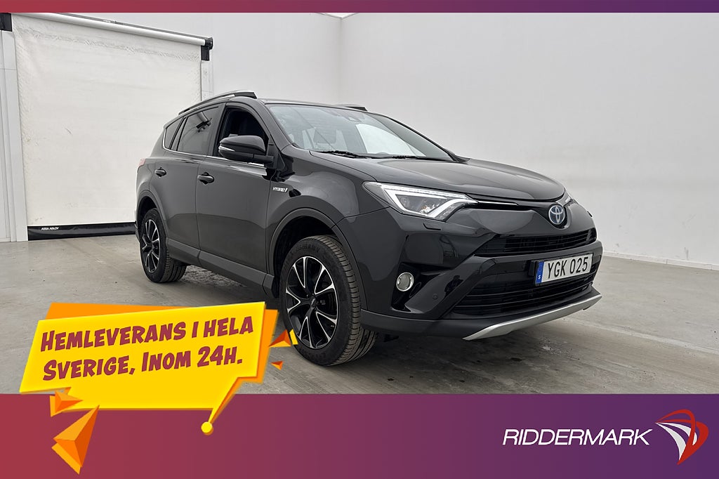 Toyota RAV4 Hybrid 2.5 AWD 197hk Kamera Drag Navi Sensorer