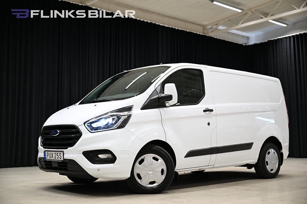Ford transit Custom 130HK Automat|Inredd|LED|Drag|Värmare|Leasbar
