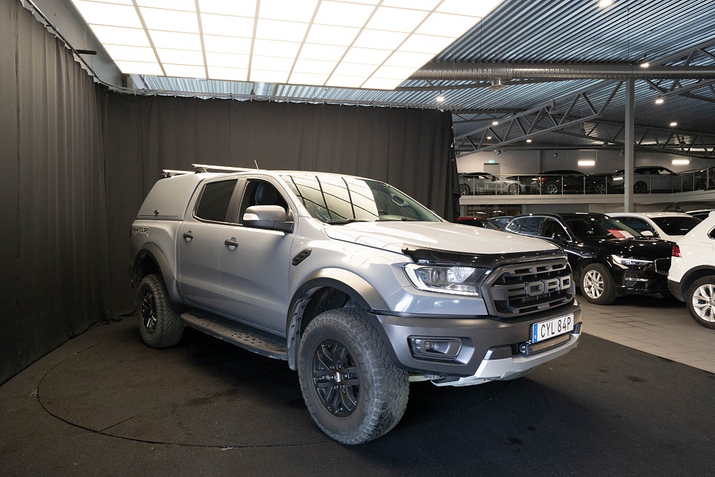 Ford ranger Raptor KÅPA D-VÄRMARE DRAG KAMERA 1-ÄGARE MOMS 213hk
