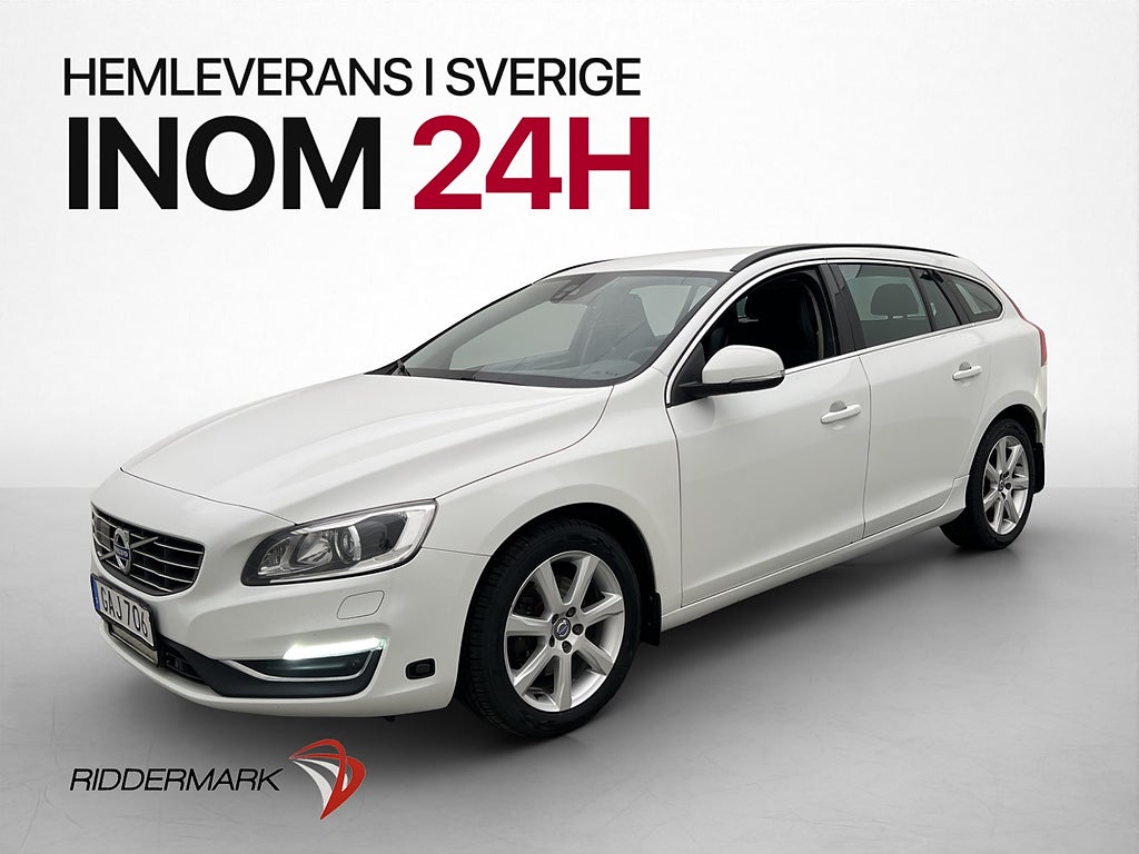 Volvo V60 D2 120hk Momentum VOC Kamera Värmare Navi