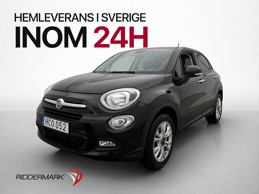 Fiat 500X 1.4 140hk PopStar Rattvärme Farthållare Sensorer