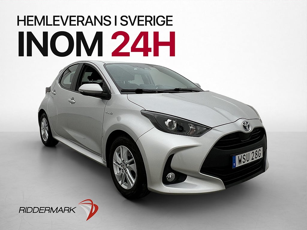 Toyota Yaris Hybrid Active Kamera Rattvärme Adapt-fart ACC