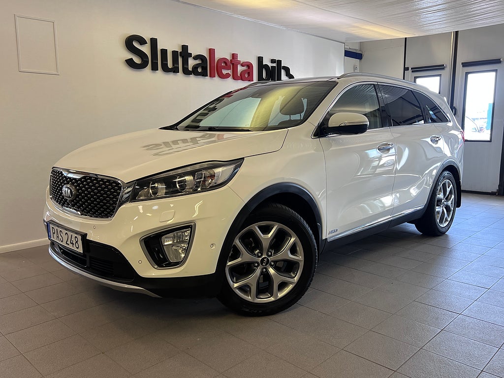 Kia Sorento 2.2 CRDi AWD 7-sits Aut Drag Skinn 360/Kamera Pan S/V