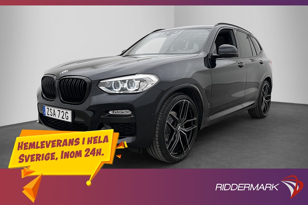 BMW X3 xDrive20d M Sport Värmare Pano H/K Drag Kamera Navi