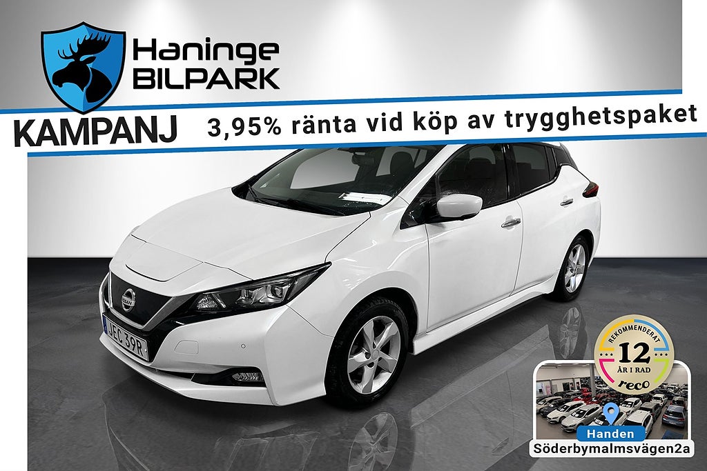 Nissan Leaf NISSAN LEAF EL 150 HK/SUPERDEAL 3,95%/NAV/360 KAMERA