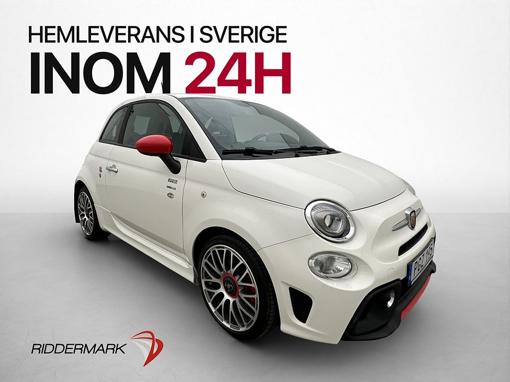 Abarth 595 1.4 T-JET 145hk Kamrem-Bytt Sensorer Bluetooth