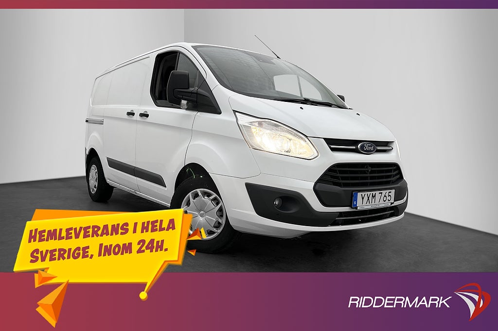 Ford transit-custom 2.0TDCi 3-Sits Värm Kamera Drag MOMS