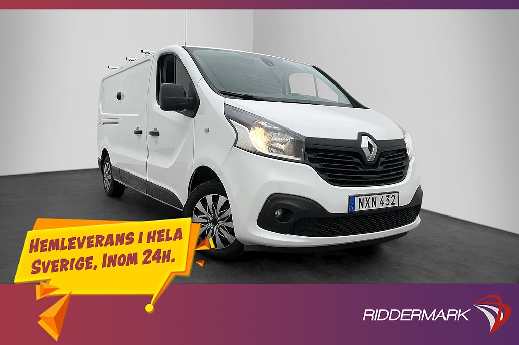 Renault trafic 1.6 dCi 120hk Värmare Dragkrok 3-Sits Moms