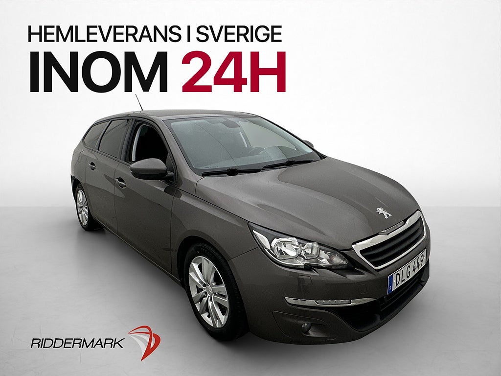 Peugeot 308 SW 2.0 BlueHDi 150hk M-Värmare Dragkrok Sensorer