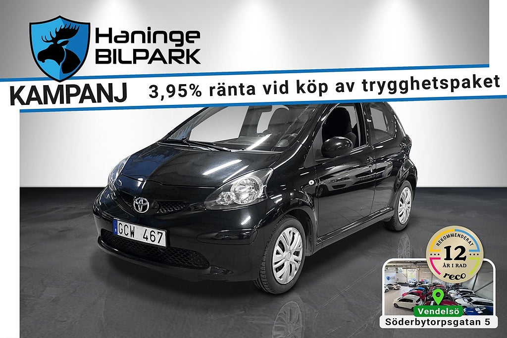 Toyota Aygo 5-DR 1.0 VVT-i SUPERDEAL 3.95% / KAMKEDJA / LÅGMILAD
