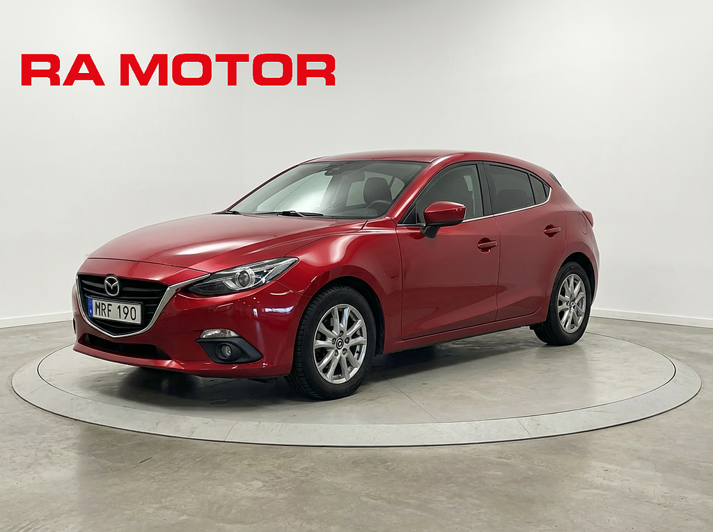 Mazda 3 Sport 2.0 120hk Automat Vision Dragkrok P-Sensorer Navi 2015