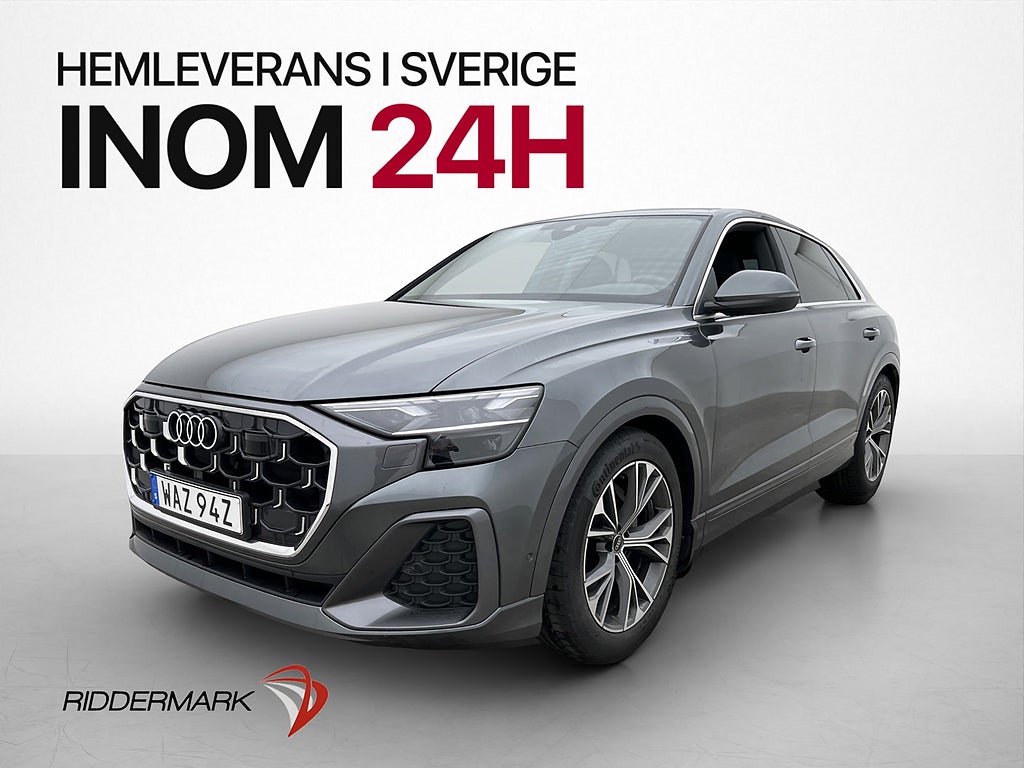 Audi Q8 50 TDI Q S-Line Värmare Luftfjädring Navi Drag MOMS