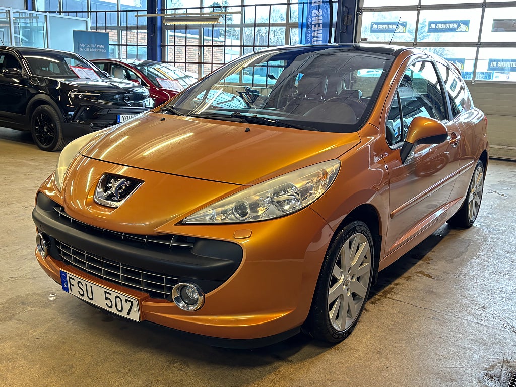 Peugeot 207 GT Sport 1.6 THP 150Hk 3-dörr /Glastak /Sportstol/Nybes