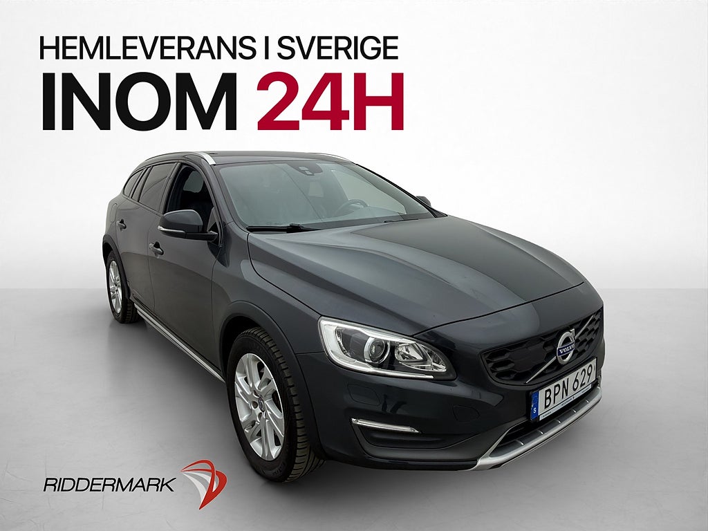 Volvo V60 Cross Country D4 AWD 190hk Skinn Värmare Dragkrok