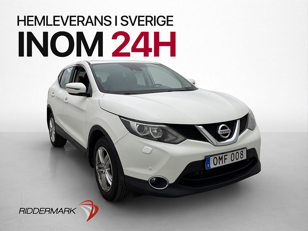 Nissan Qashqai 1.2 115hk Acenta M&K-Värmare Kamera Navi Drag