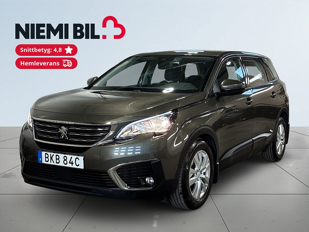 Peugeot 5008 1.5 BlueHDi 130 Drag 7-sits Psens ISOFIX S&V-hjul 