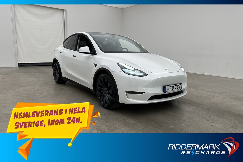 Tesla Model Y Performance AWD Autopilot Svensksåld MOMS