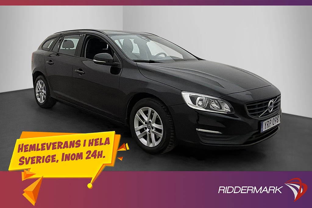 Volvo V60 T3 152hk Classic Kinetic VOC Värmare Drag Kamera