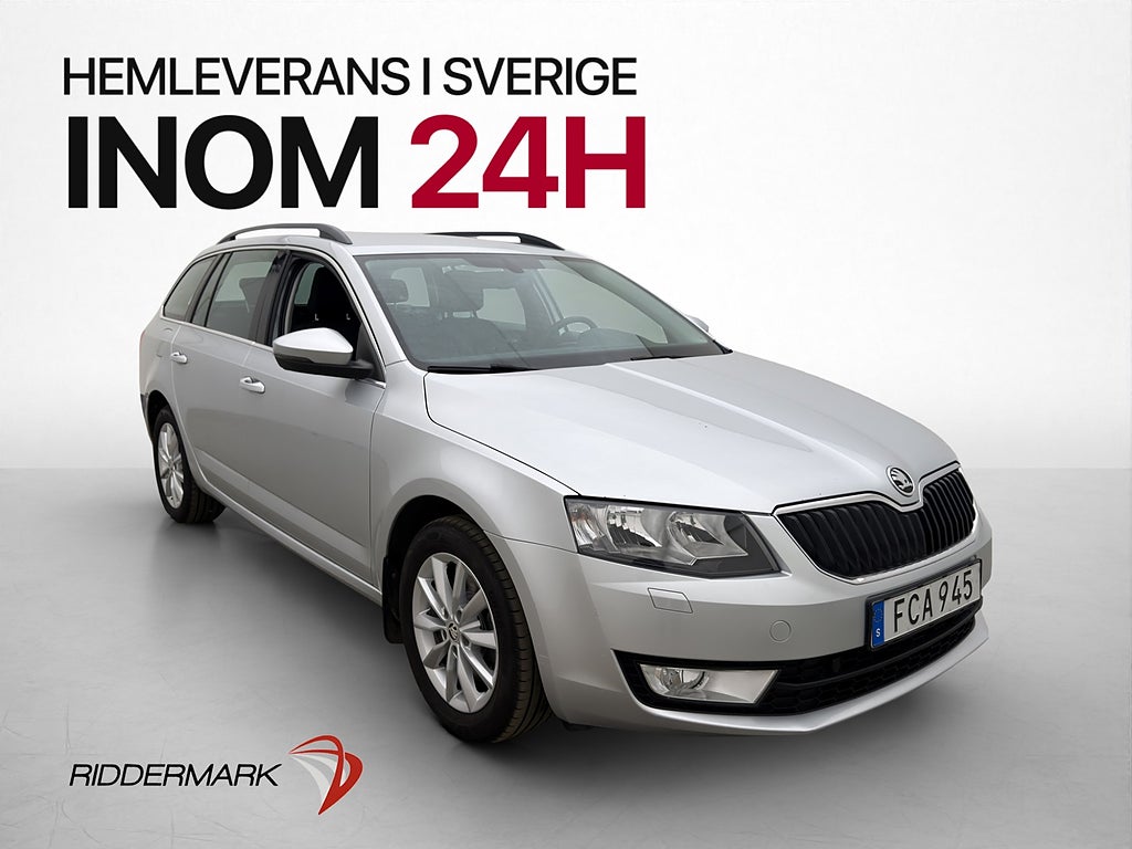 Skoda Octavia 1.8 TSI 180hk 4x4 Ambition Sensorer-Bak Drag