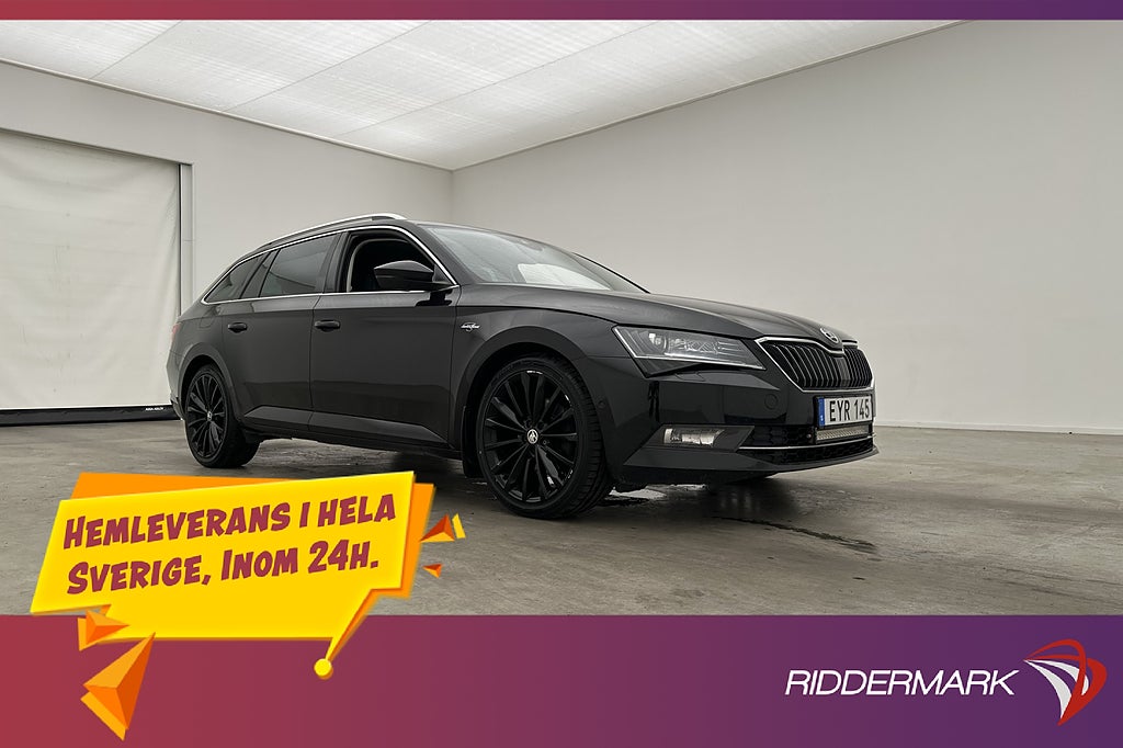 Skoda Superb 2.0 TDI 4x4 L&K Dieselvärmare Skinn Kamera Drag