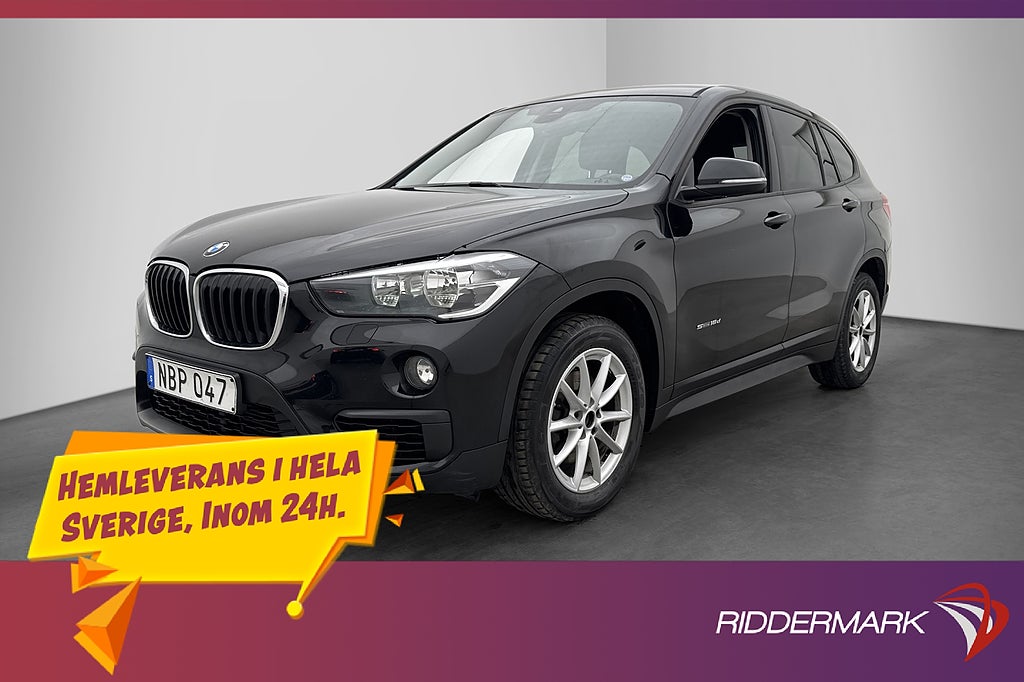 BMW X1 sDrive18d 150hk Sensorer Bluetooth 0,43L/mil