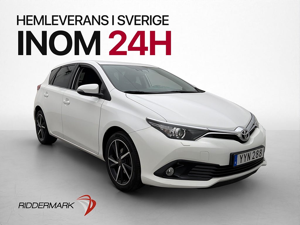 Toyota Auris 1.2 Turbo 116hk Intense Edition Kamera 0,57l/mi