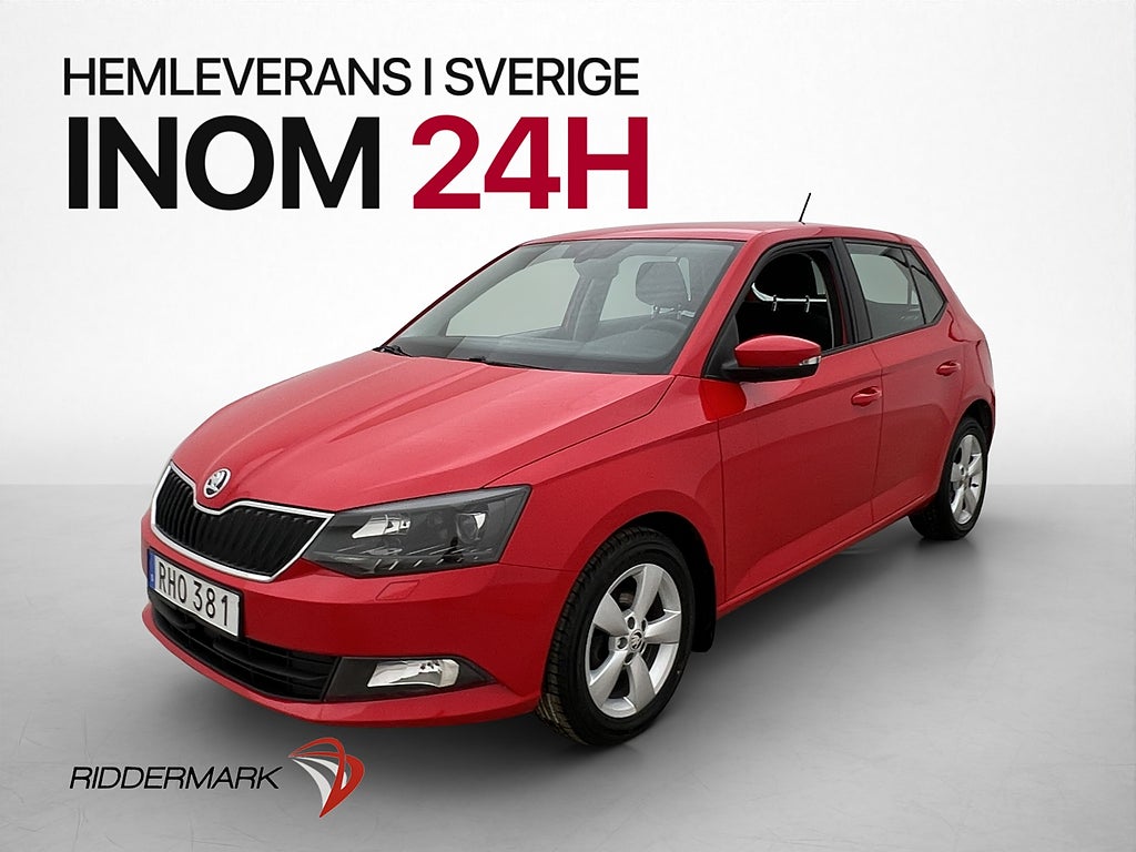 Skoda Fabia 1.2 TSI 90hk Style CarPlay Farthållare Bluetooth