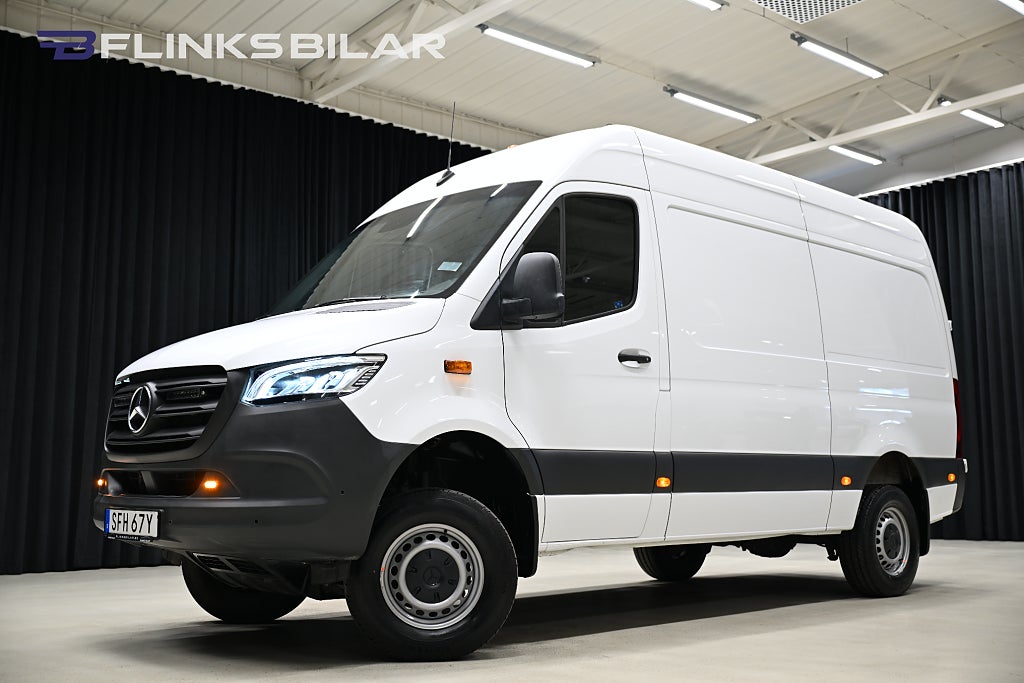 Mercedes-Benz Sprinter 319 CDI 4x4 190HK Automat|Servicebil|Inredd|Moms|SeUtr!