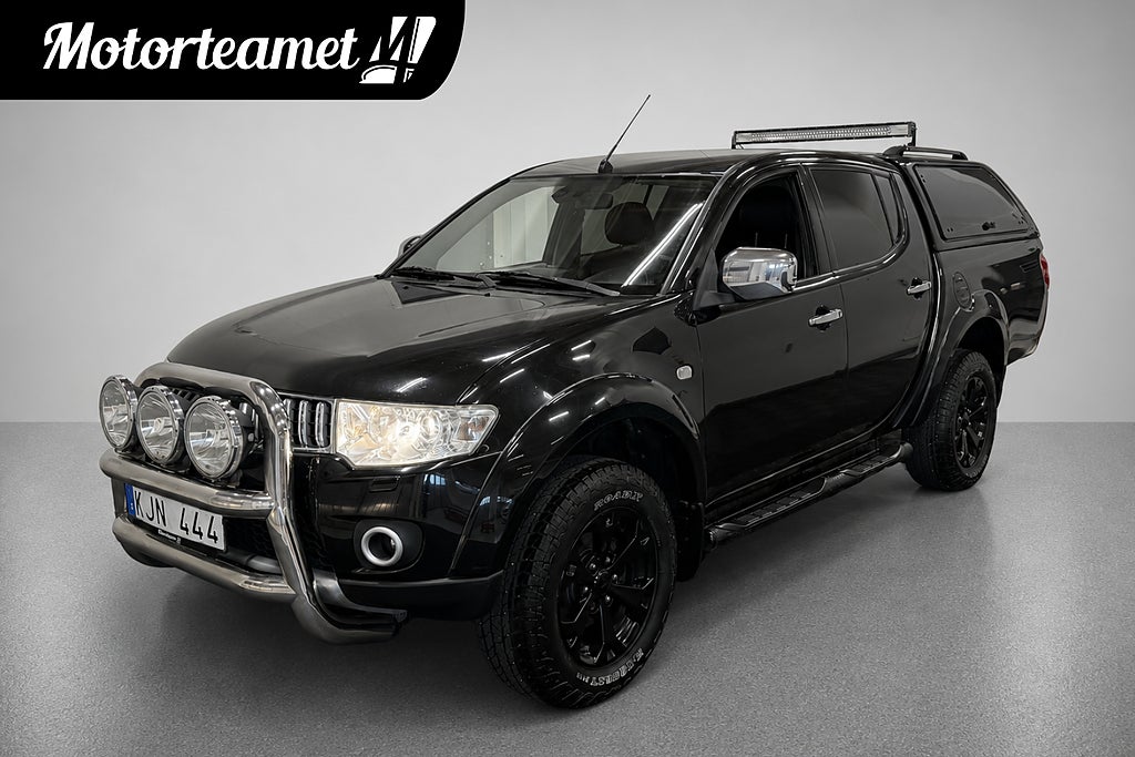 Mitsubishi L200 Dubbelhytt 2.5 4x4 Kåpa Skinn MoK Extraljus Hög/lågväx