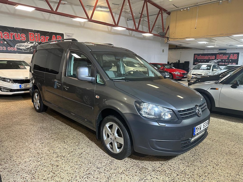 Volkswagen Caddy Maxi1.6 TDI 7 Sits Automat Ny Kamrem Ny Servad, 