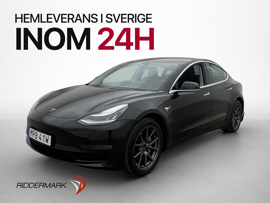 Tesla Model 3 Long Range AWD Autopilot MOMS Svensksåld
