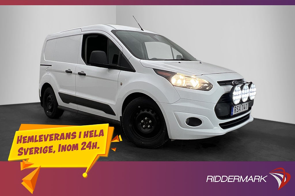 Ford Transit Connect 1.5 Värmare Drag V-inredd Kamera Moms