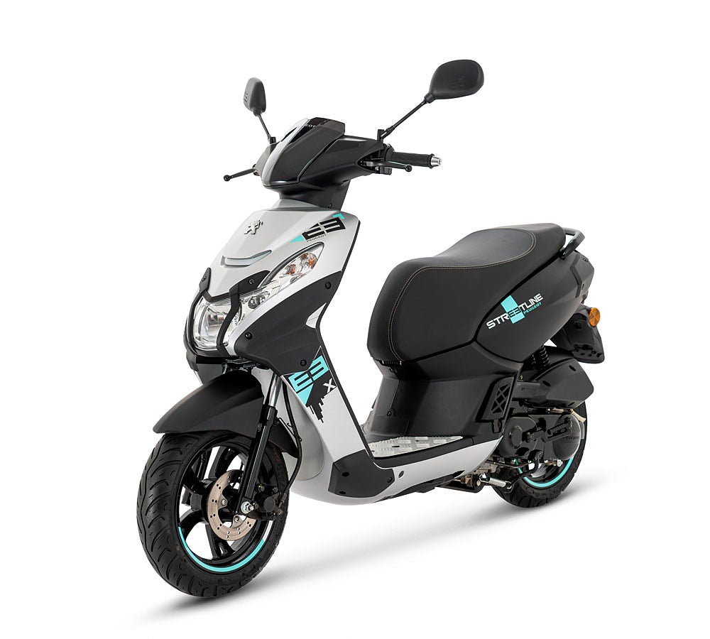 Peugeot Kisbee Streetline 4-takt - Satin Flash silver 