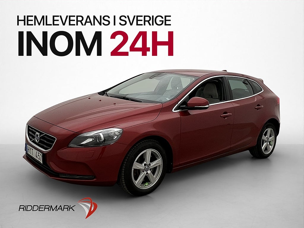 Volvo V40 D3 Momentum Värmare Kamera Skinn Bluetooth Drag