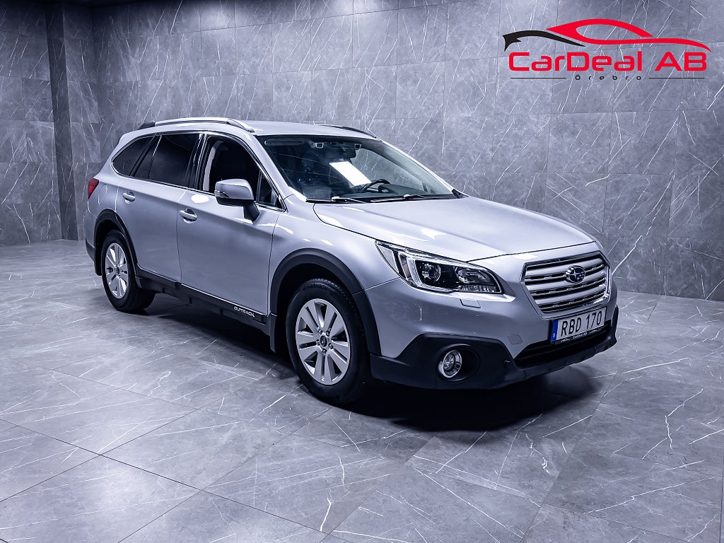Subaru Outback 2.0 4WD Lineartronic M-Värmare Läder Kamera Minnesstol 