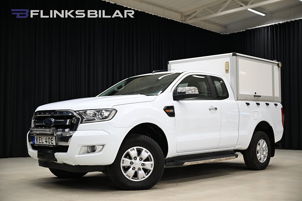 Ford ranger 160HK Automat|Kåpa|Inredd|Släde|Vinsch|Leasbar|SeUtr!