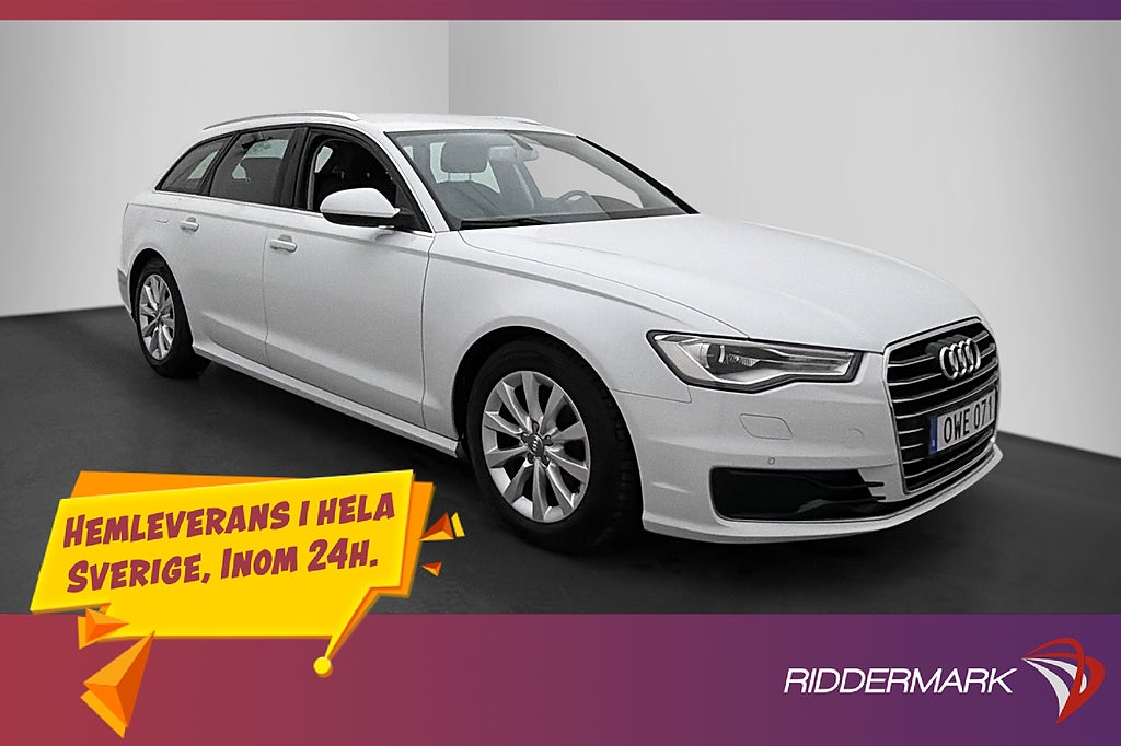 Audi A6 2.0 TDI Värmare P-Sensorer Keyless Drag Bluetooth