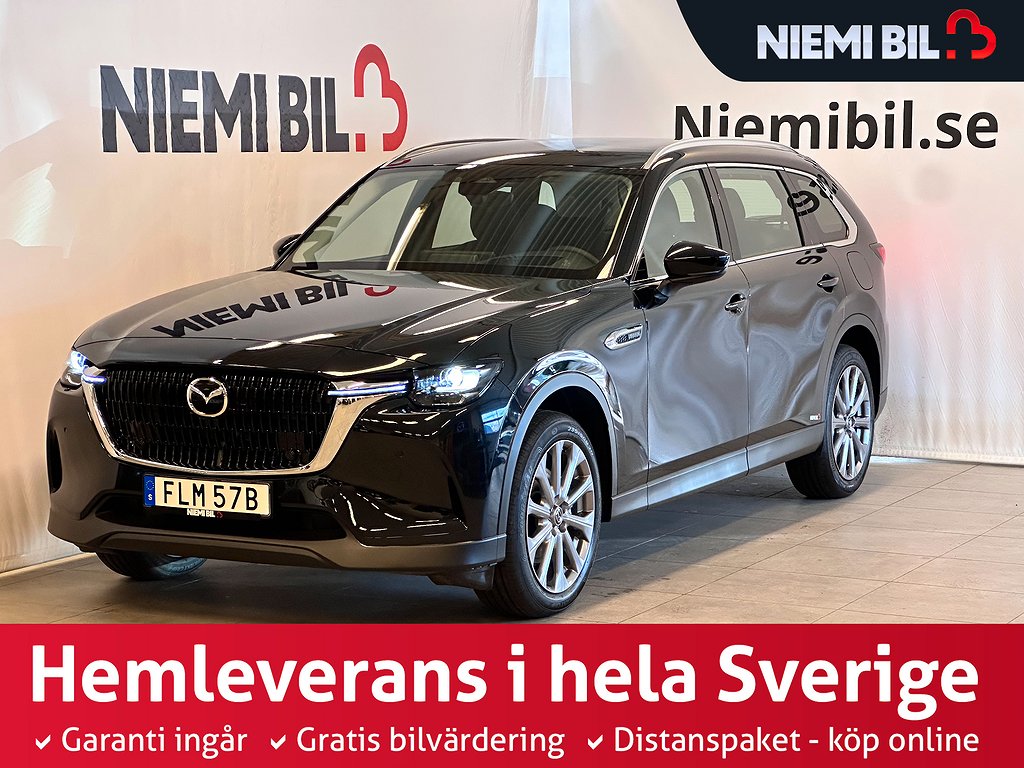 Mazda CX-80 PHEV AWD 7-sits/60km Range/10ÅrsGaranti/LAGERBIL