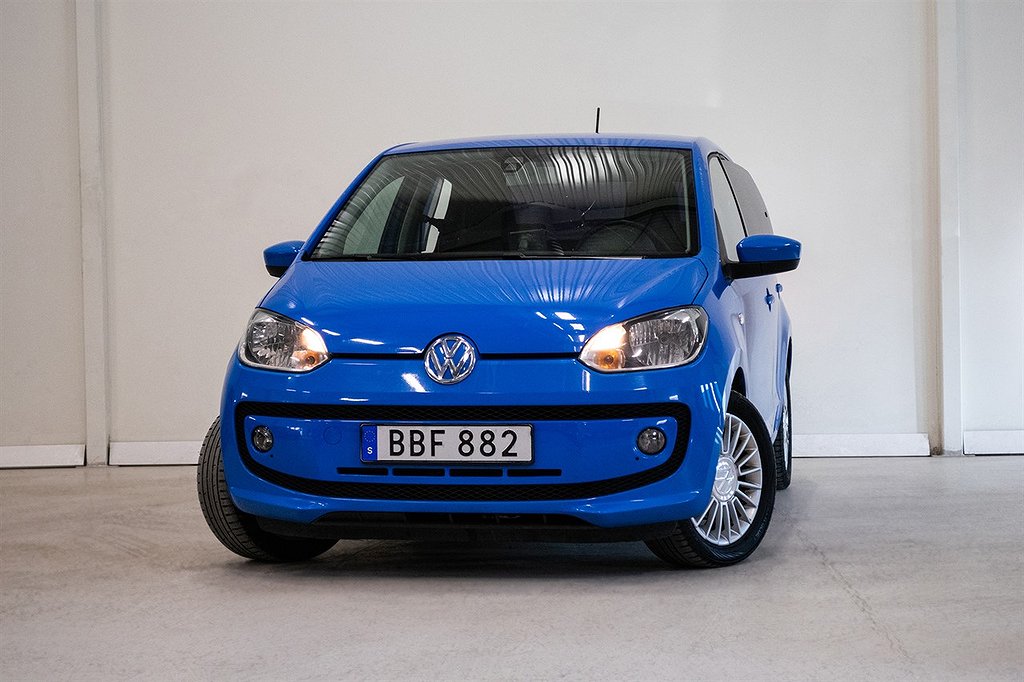 Volkswagen UP! 5-dörrar 1.0 High Up 1 Ägare Nyservad 75hk